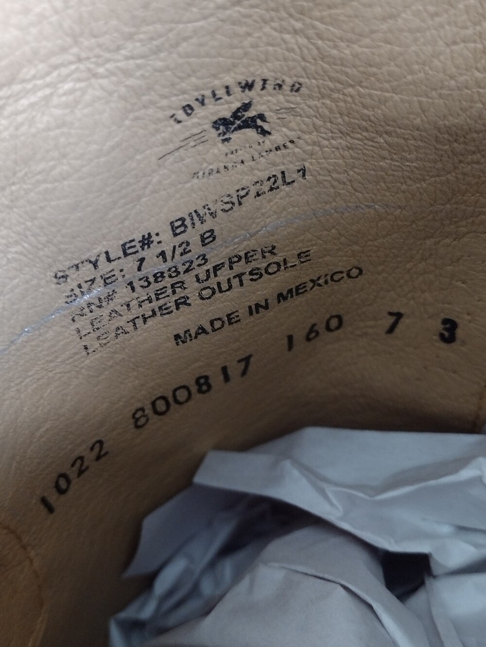 Idyllwind Straight Up Orix Goat Leather Studded Tall Western Boots 7.5 NWT - Picture 10 of 10